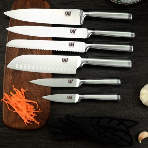 knives set for kitchen silver Di'Casteel