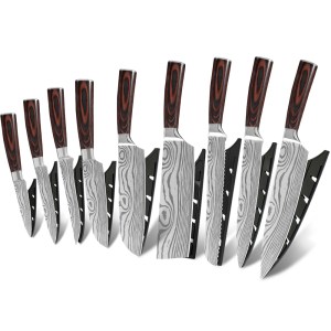 Complete Brown Set Knives