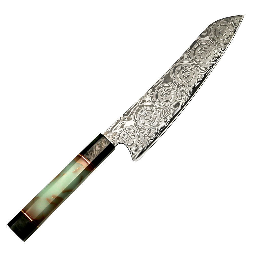 Kiritsuke Knife Damascus 8.2 DCVG012 Di'Casteel