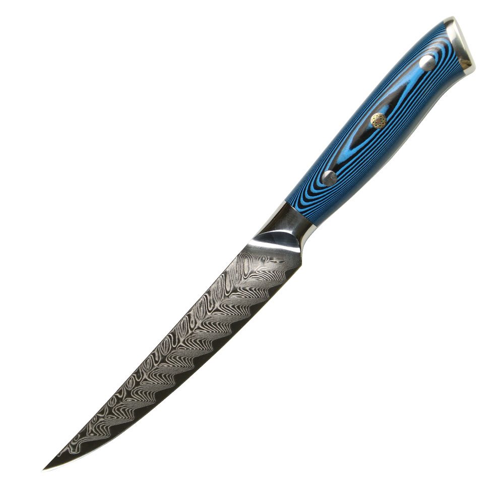 Boning Knife Blue Handle AUS-10 DCVG-112