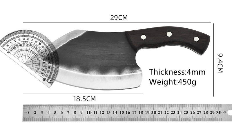 Rustic Serbian Cleaver Knife DC-152-3