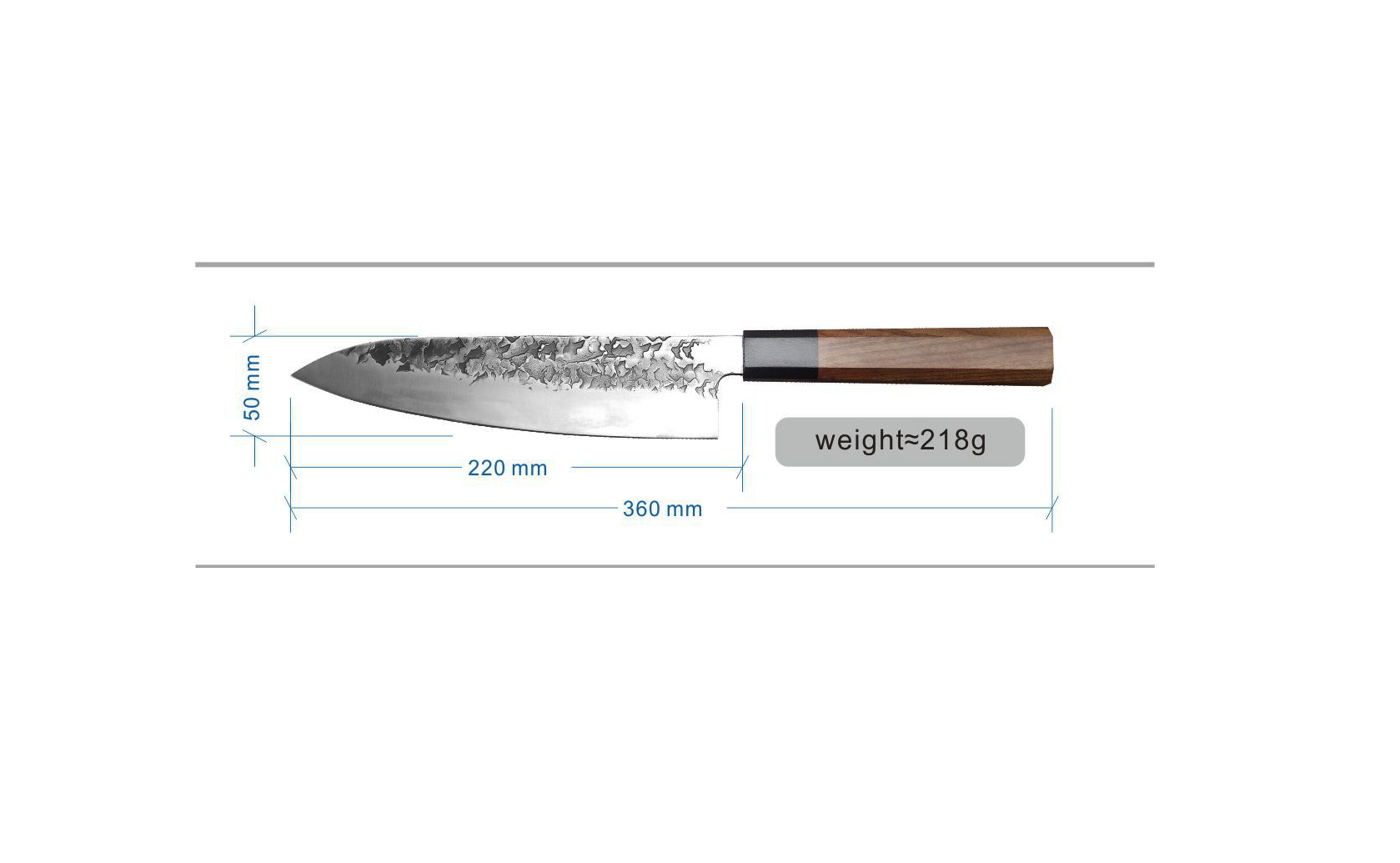 Chef Knife Carbon Steel DC-160-