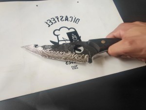 DC-131 Multifunctional Chef Knife with Bottle Opener  Celts Engraving -2