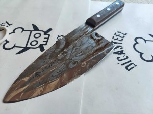 DC-147 Cleaver Knife with Octopus Engraving 3