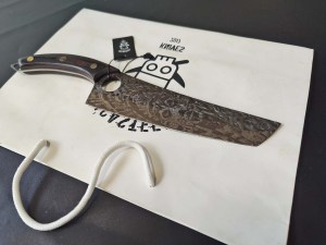 DC-059 Chopper knife Aztec Fighter Engraving 2