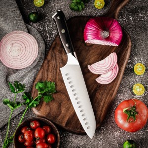 DC-218 Hollow Edge Santoku Knife DC-218 Hollow Edge Santoku Knife
